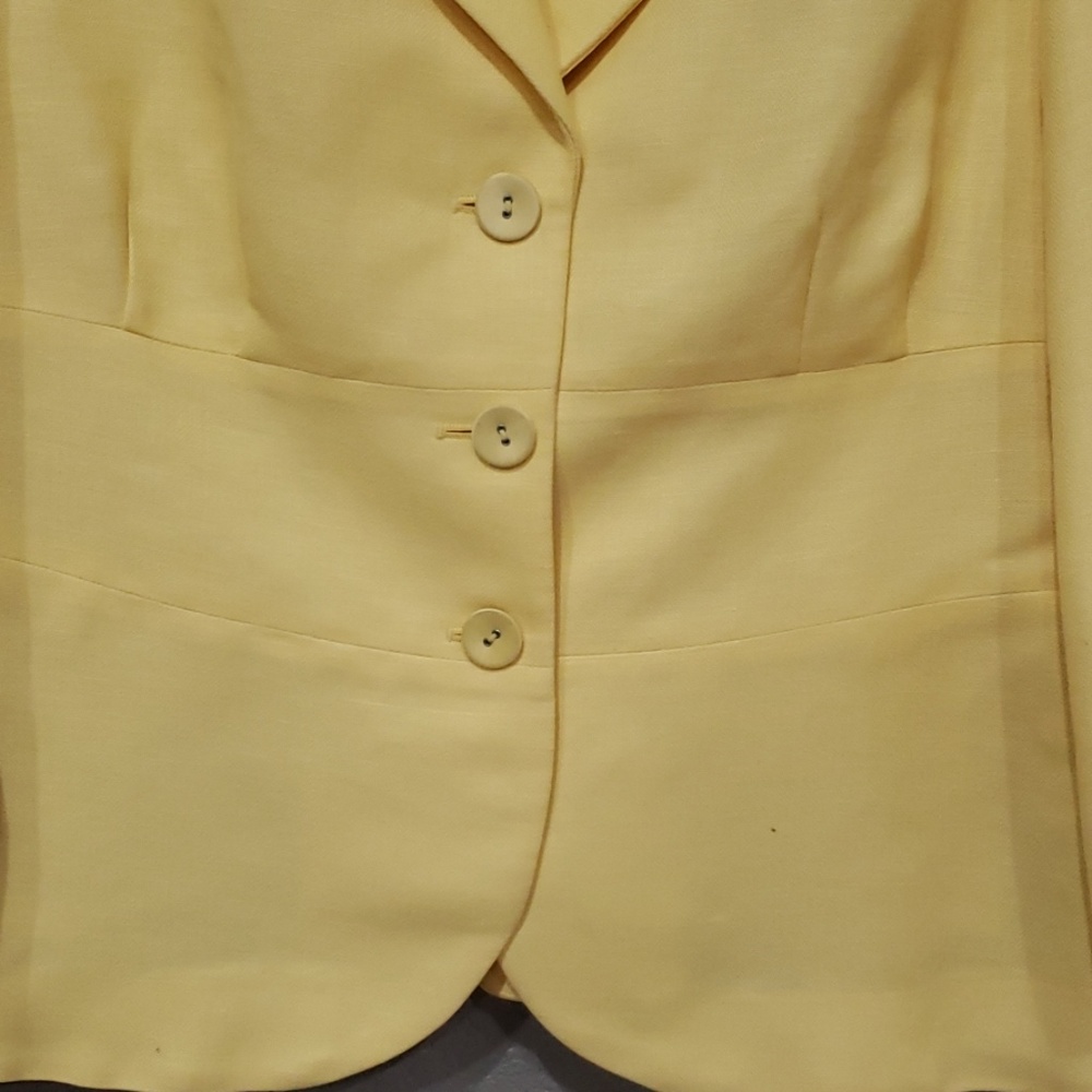 Womens linen blazer jacket size 14 - Picture 5 of 8